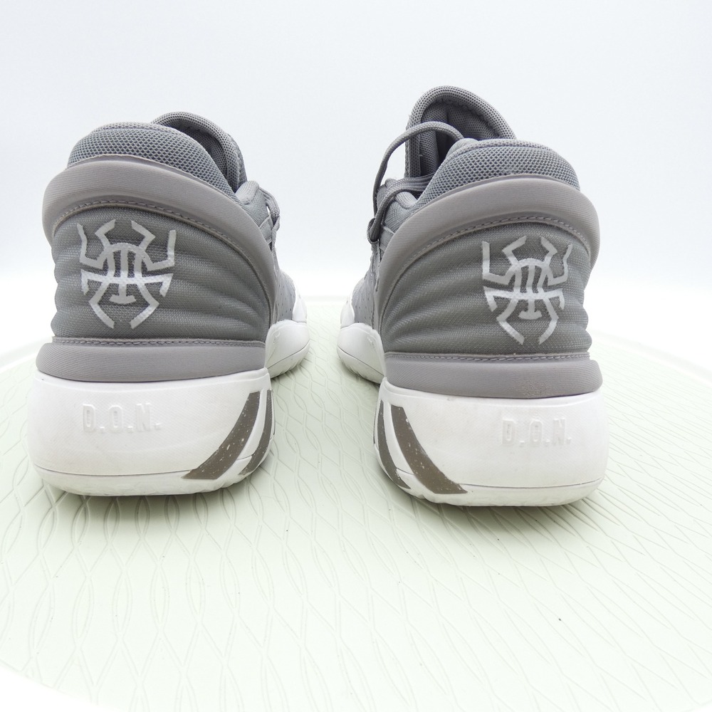 Adidas DON Issue 2 Grey White Basketball Shoes Mens 7.5 FW8515 Donovan Mitchell - Picture 4 of 10